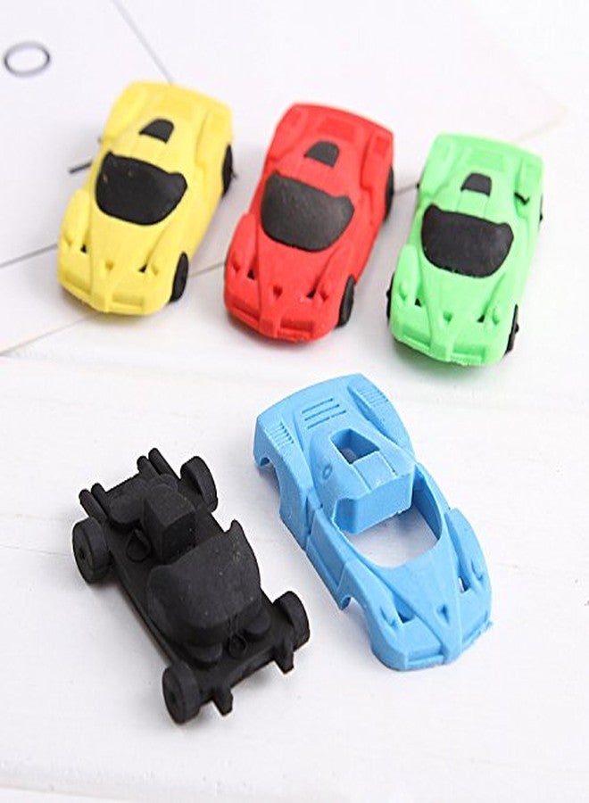 LIUHUIZEYU Smart Novelty Car Puzzle Erasers，LIUHUIZEYU Car Eraser Creative Pencil Erasers Toy Set Removable Eraser for Boy Carnival and School Supplies (4 Pcs) - Image 4